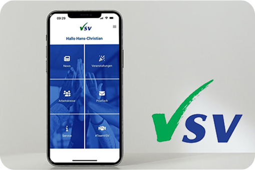 VSV App Ansicht